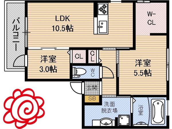 ラフィーネ徳庵 間取り