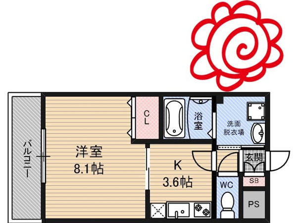 ハイツグランマーク 間取り