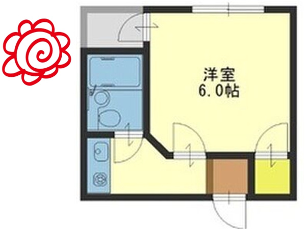 ハーモニーハイツ鶴見 間取り