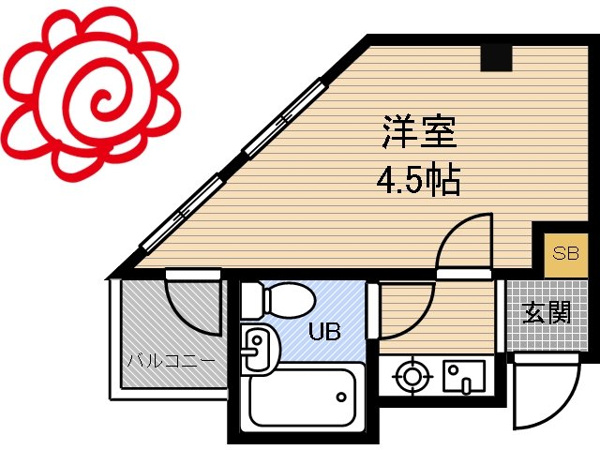 ハーモニーハイツ鶴見 間取り