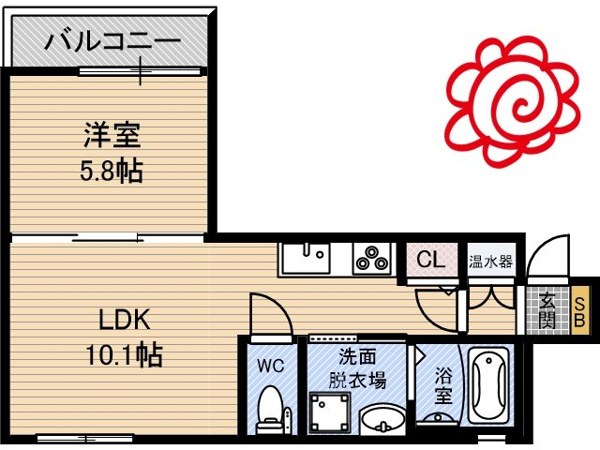 トップヒル森河内 間取り