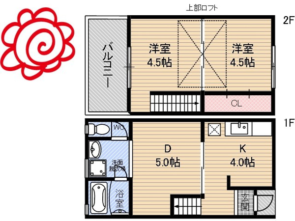 リメゾン風雅今津 間取り