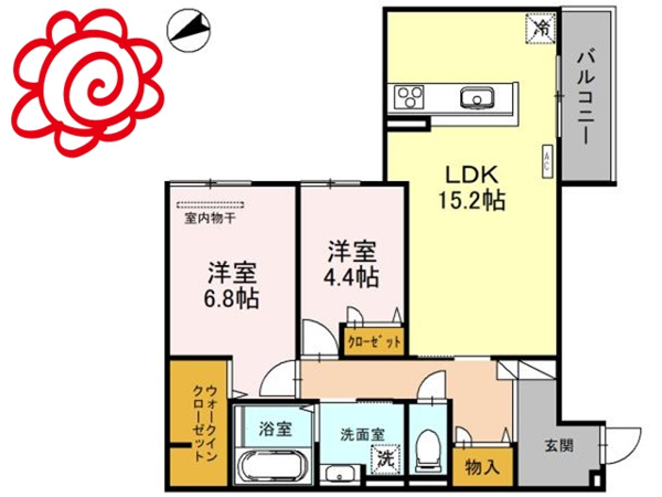 ウィズパークノーサイド 間取り