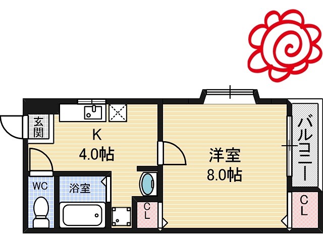 シャルムKⅡ 間取り