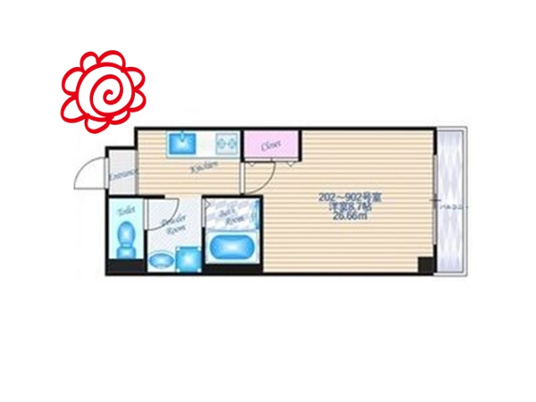 ボヌール鶴見 間取り