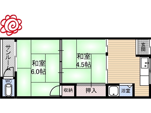 川口ハイツ 間取り