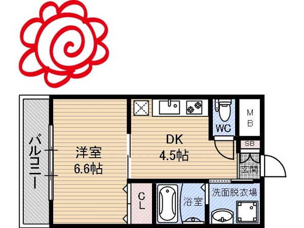 ヒットメゾン大智 間取り