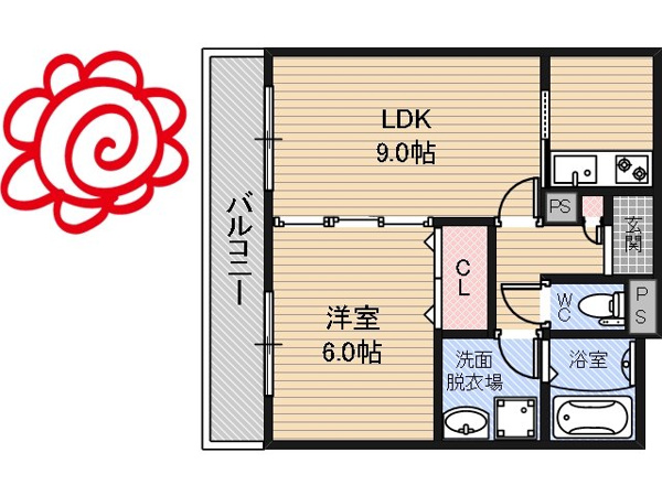 アンプルールフェール今津 間取り