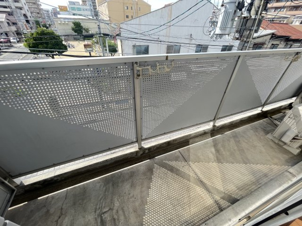 鶴見グリーンコート ベランダ