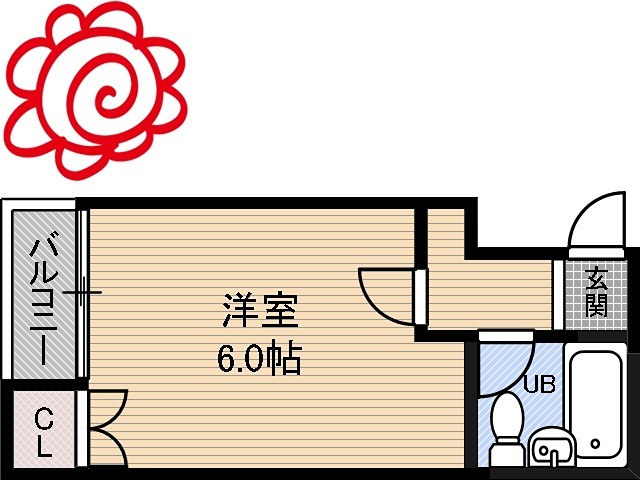 冨尾マンション放出 間取り