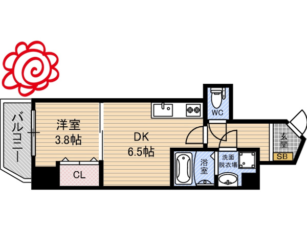 GARDENIA城東 間取り