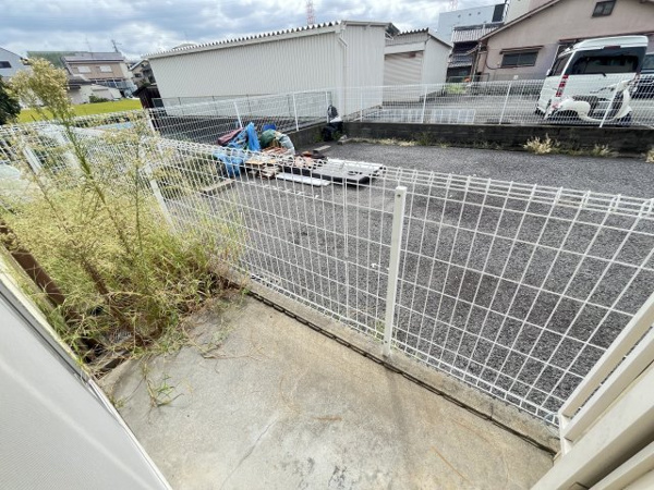 橋田ハイツ ベランダ