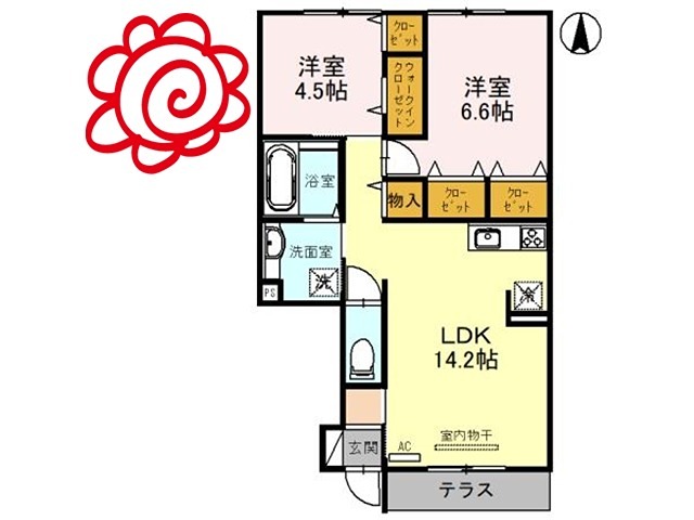 ラリュール 間取り