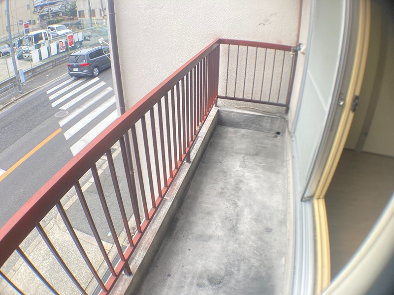 中茶屋2丁目貸家 ベランダ