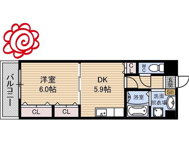 サニーパレス横堤 間取り