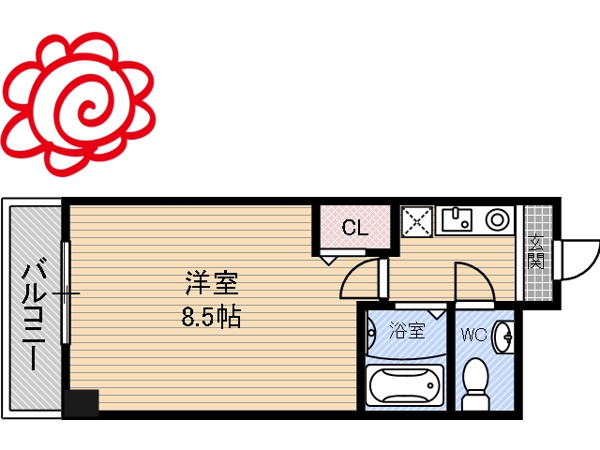 メゾンドヴィレ城東 間取り