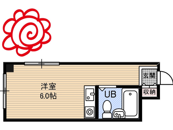 大宝コーポ今津 間取り