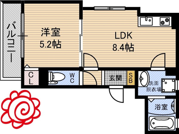 ラモーナ稲田本町 間取り