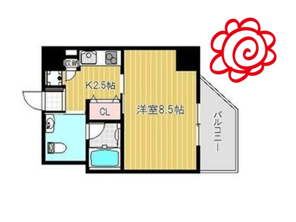 アクエルド緑地公園 間取り
