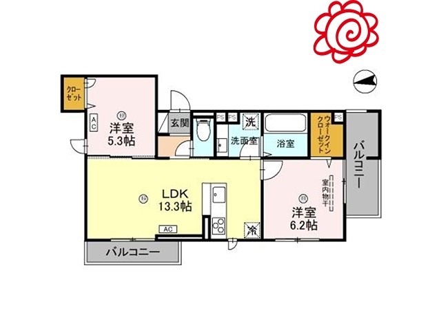 Maison de TSURUMI「珠」 間取り