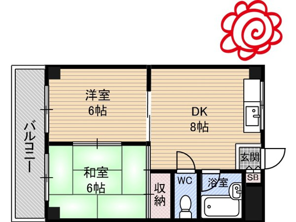 アルビオンシティ長田 間取り