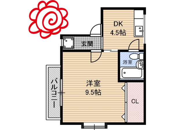 ハイツ松風 間取り