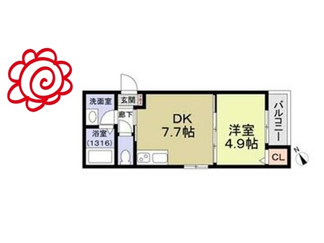 シティコート徳庵 間取り