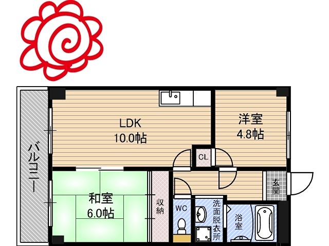 メゾンボルタ 間取り
