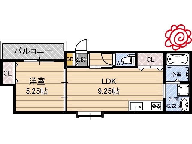 GMヒルズ今津北B棟 間取り