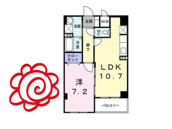 エアリーＵ.Ｓ.Ⅱ 間取り