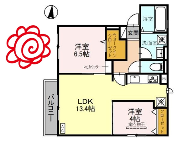 D-ROOMすずかけ 間取り