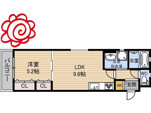ラモーナ諸口 間取り
