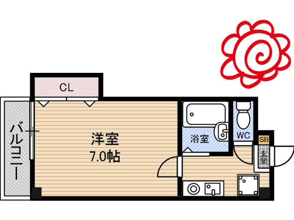 イーストレジデンス長田 間取り