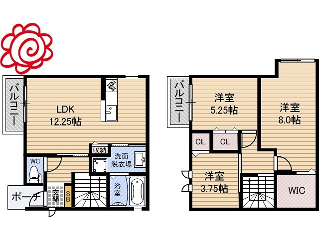 セジュールトキⅡ 間取り