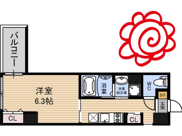 JPレジデンス京橋EAST 間取り