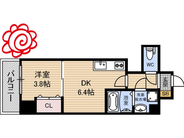 GARDENIA城東 間取り