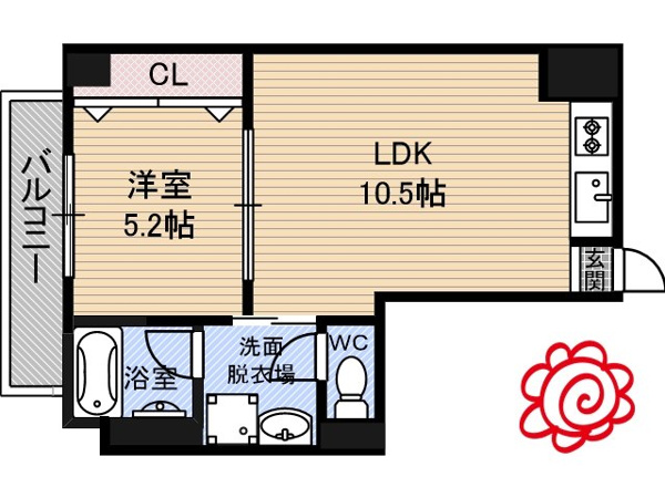大橋マンション三番館 間取り
