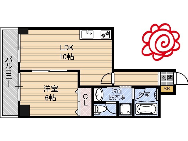 大橋マンション五番館 間取り