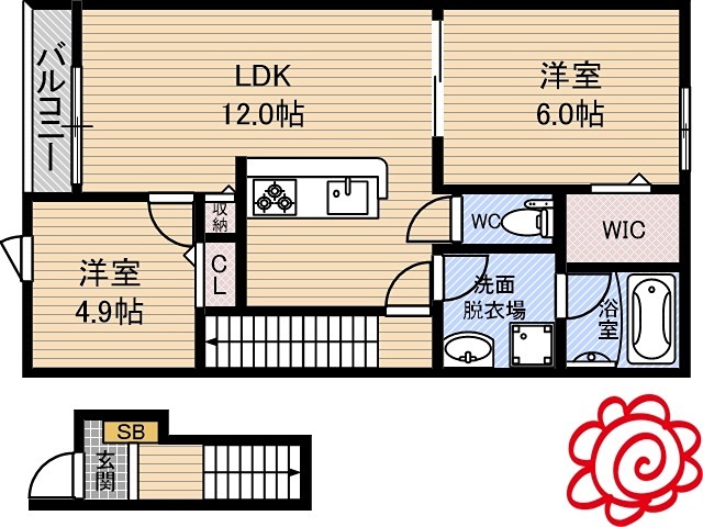 フォーチュンレングス 間取り