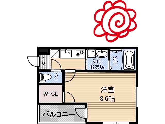 フジパレス鶴見Ⅱ番館 間取り