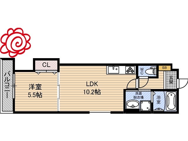 ラモーナ諸口 間取り
