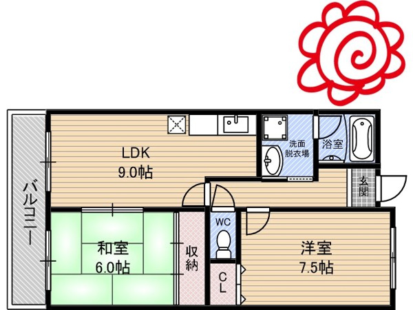 メリパティオ 間取り