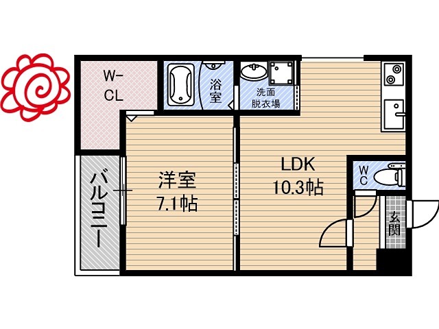 JTガーデン徳庵 間取り