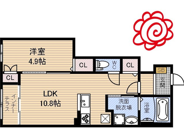 The NOOK west 間取り