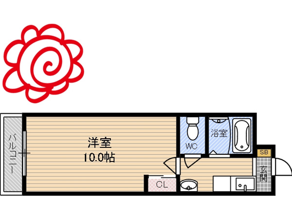 オリエンタル楠根 間取り