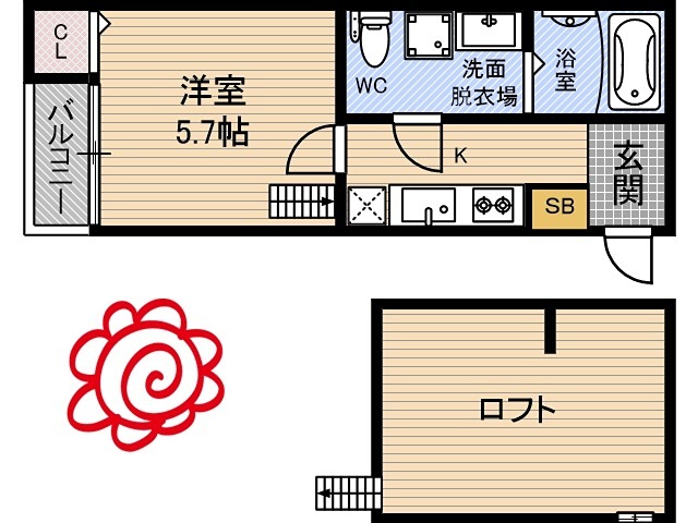 LaFioreHana 間取り