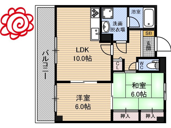 Owlet諸口 間取り