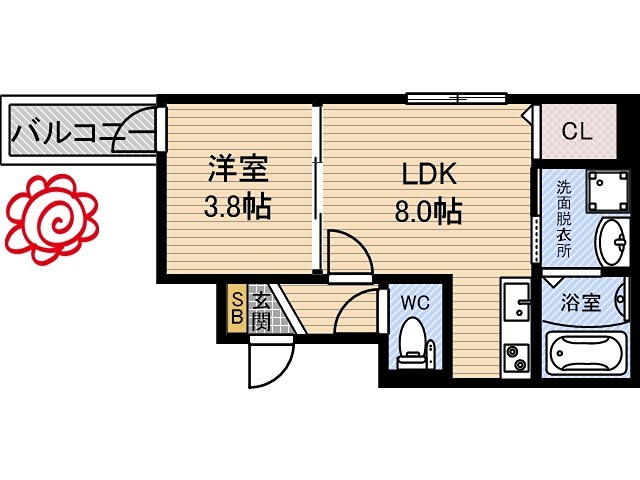 サフィールロジェ大阪城公園 間取り