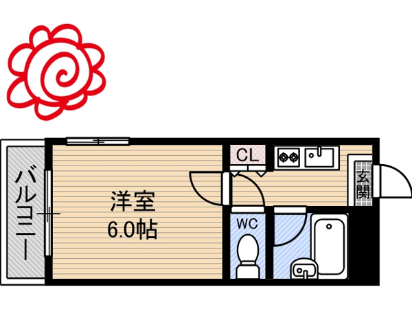 フローラル横堤 間取り
