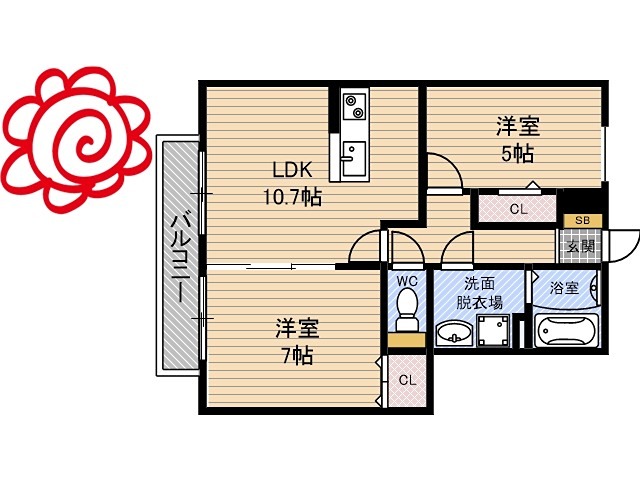 セジュール稲田本町 間取り